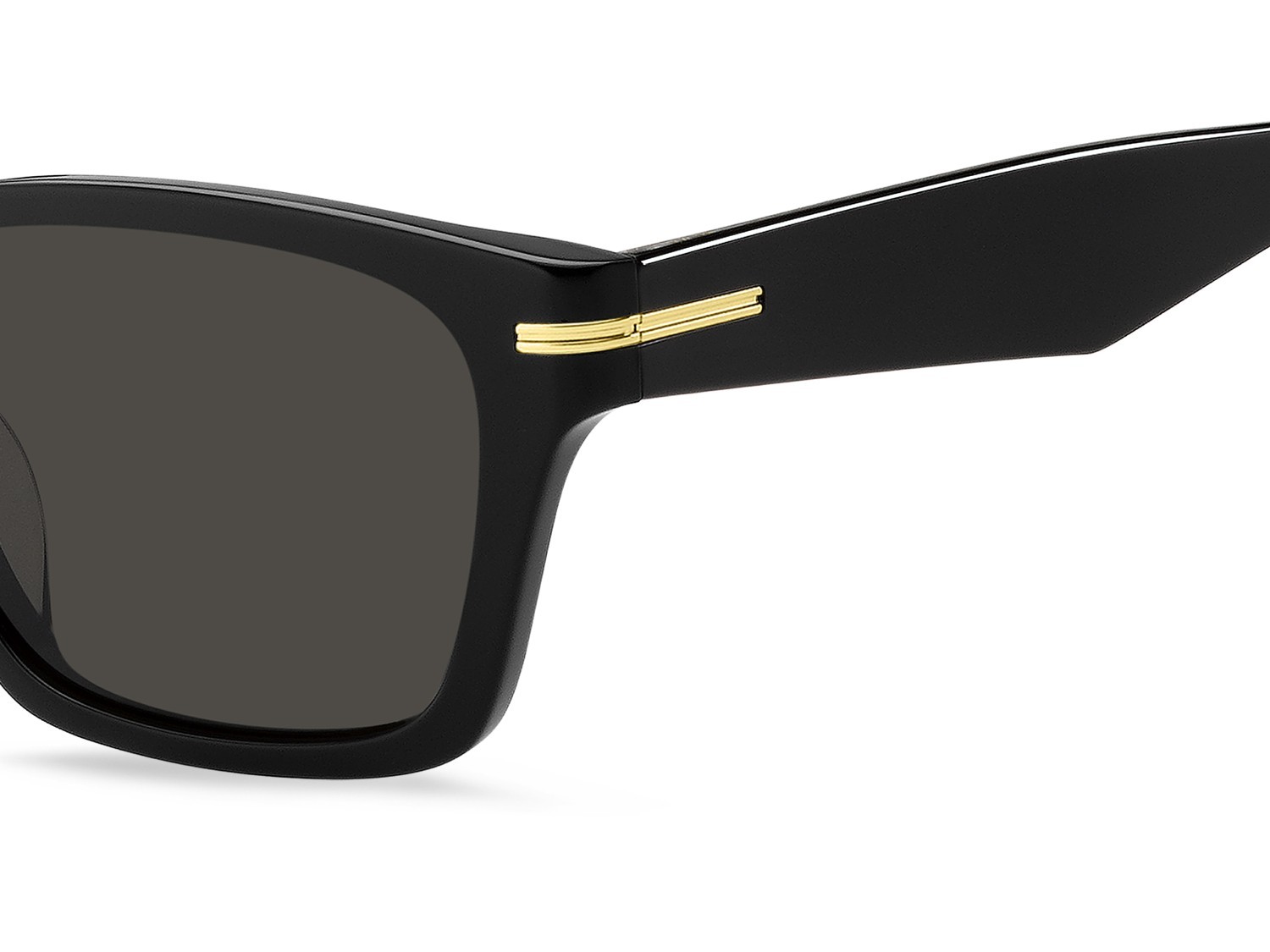 Occhiali da sole Hugo Boss 1739/F 207575 807 IR colore black forma rettangolare lenti grey