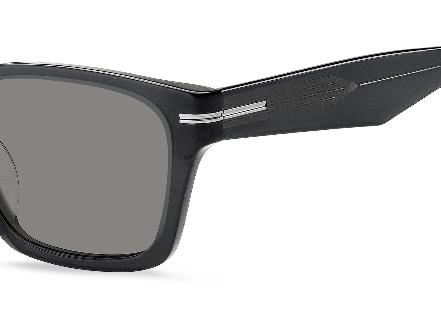 Occhiali da sole Hugo Boss 1739/F 207575 KB7 IR colore grey forma rettangolare lenti grey