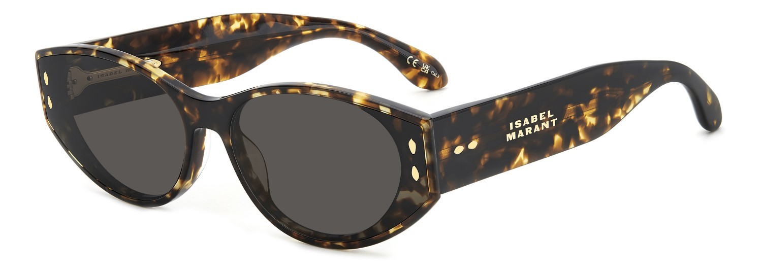Sunglasses Isabel Marant Im 0185/G 207582 086 IR color havana shape oval lenses grey