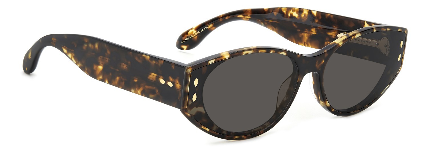 Sunglasses Isabel Marant Im 0185/G 207582 086 IR color havana shape oval lenses grey