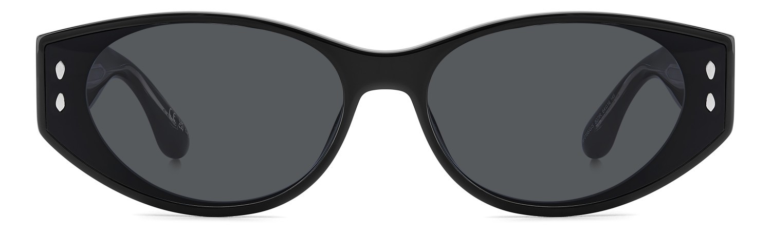Sunglasses Isabel Marant Im 0185/G 207582 807 IR color black shape oval lenses grey