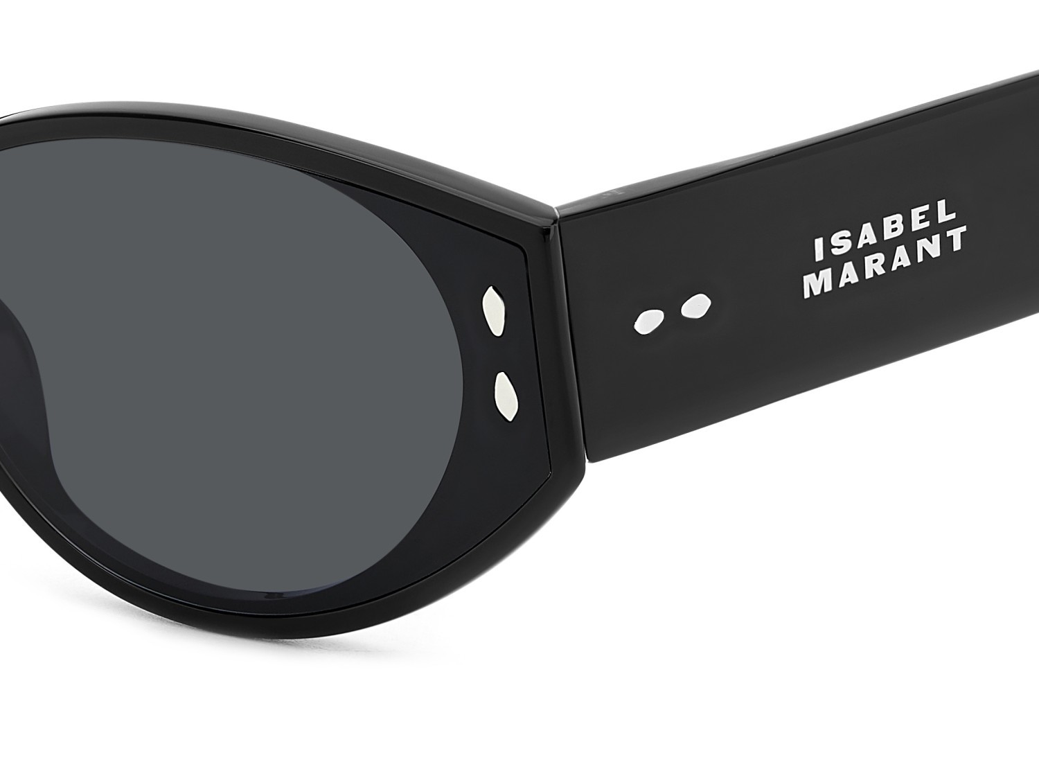 Sunglasses Isabel Marant Im 0185/G 207582 807 IR color black shape oval lenses grey