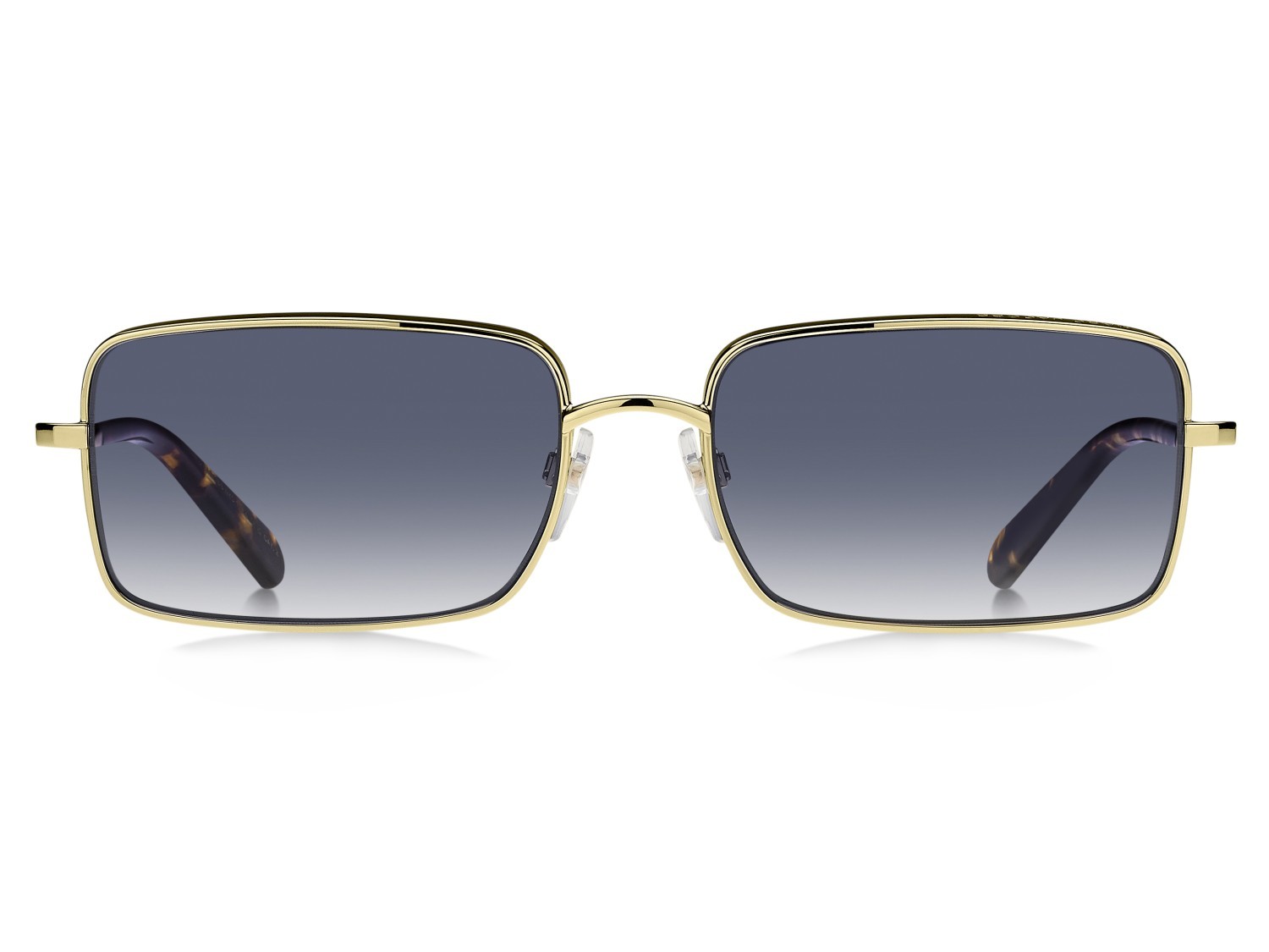 Sonnenbrillen Marc Jacobs 771/S 207584 LKS 08 farbe gold blue form rechteckig gläser dk blue shaded