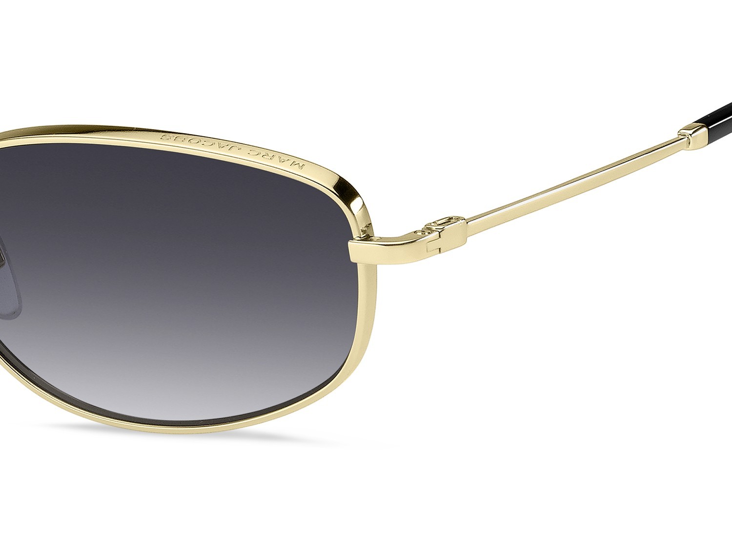 Sonnenbrillen Marc Jacobs 772/S 207585 RHL 9O farbe gold black_ form rechteckig gläser dark grey shaded
