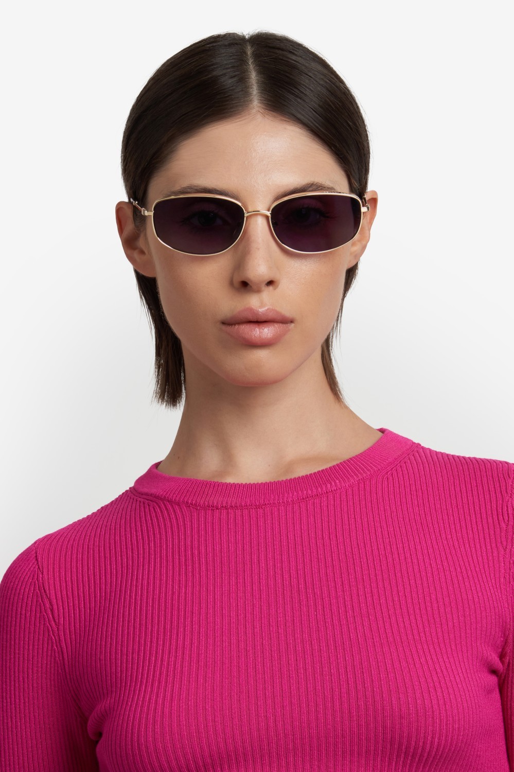 Sonnenbrillen Marc Jacobs 772/S 207585 RHL 9O farbe gold black_ form rechteckig gläser dark grey shaded