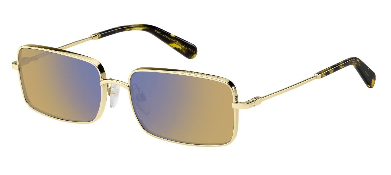 Sonnenbrillen Marc Jacobs 771/N 207586 DYG Z0 farbe gold yellow form rechteckig gläser blue multilayer