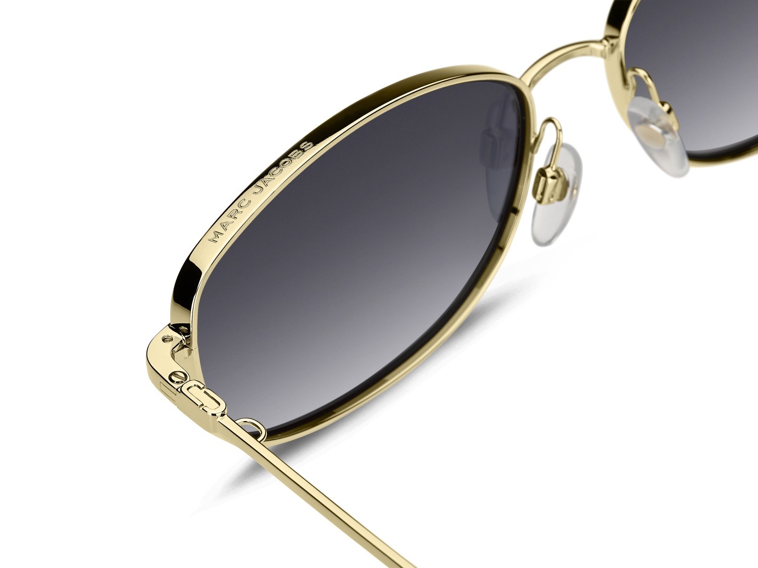 Sonnenbrillen Marc Jacobs 772/N 207587 RHL 9O farbe gold black_ form oval gläser dark grey shaded