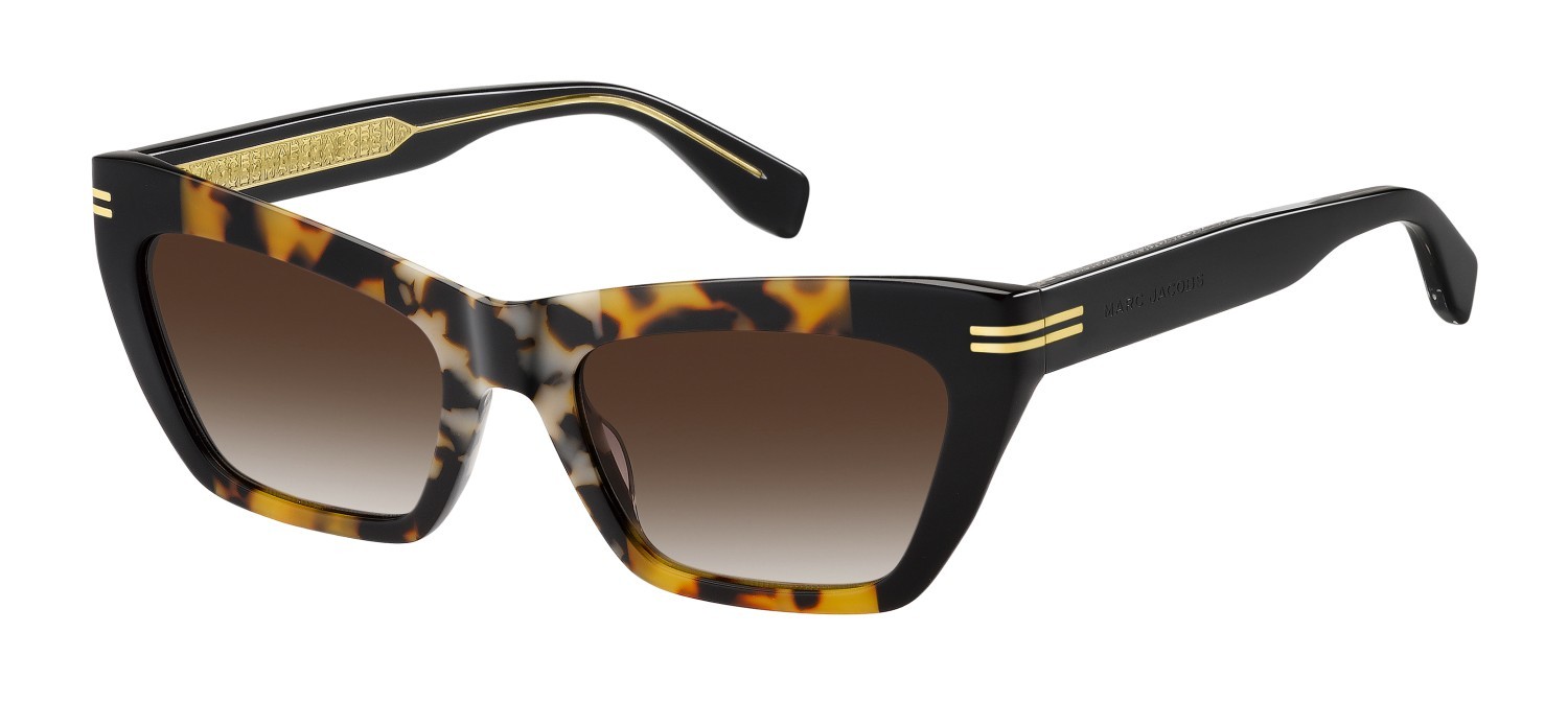 Sonnenbrillen Marc Jacobs Mj 1112/S 207588 086 HA farbe havana form rechteckig gläser brown shaded