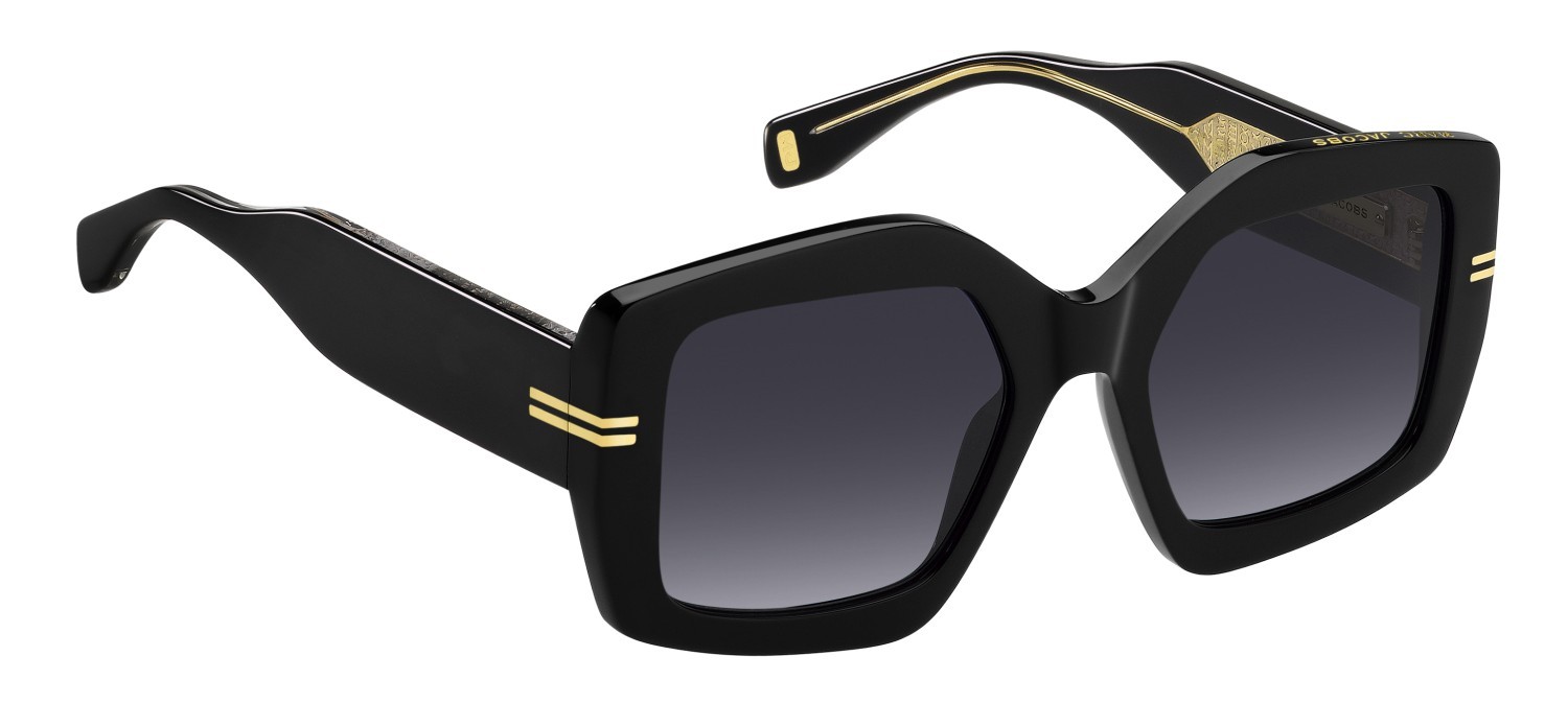 Sonnenbrillen Marc Jacobs Mj 1109/S 207589 807 9O farbe black form rechteckig gläser dark grey shaded