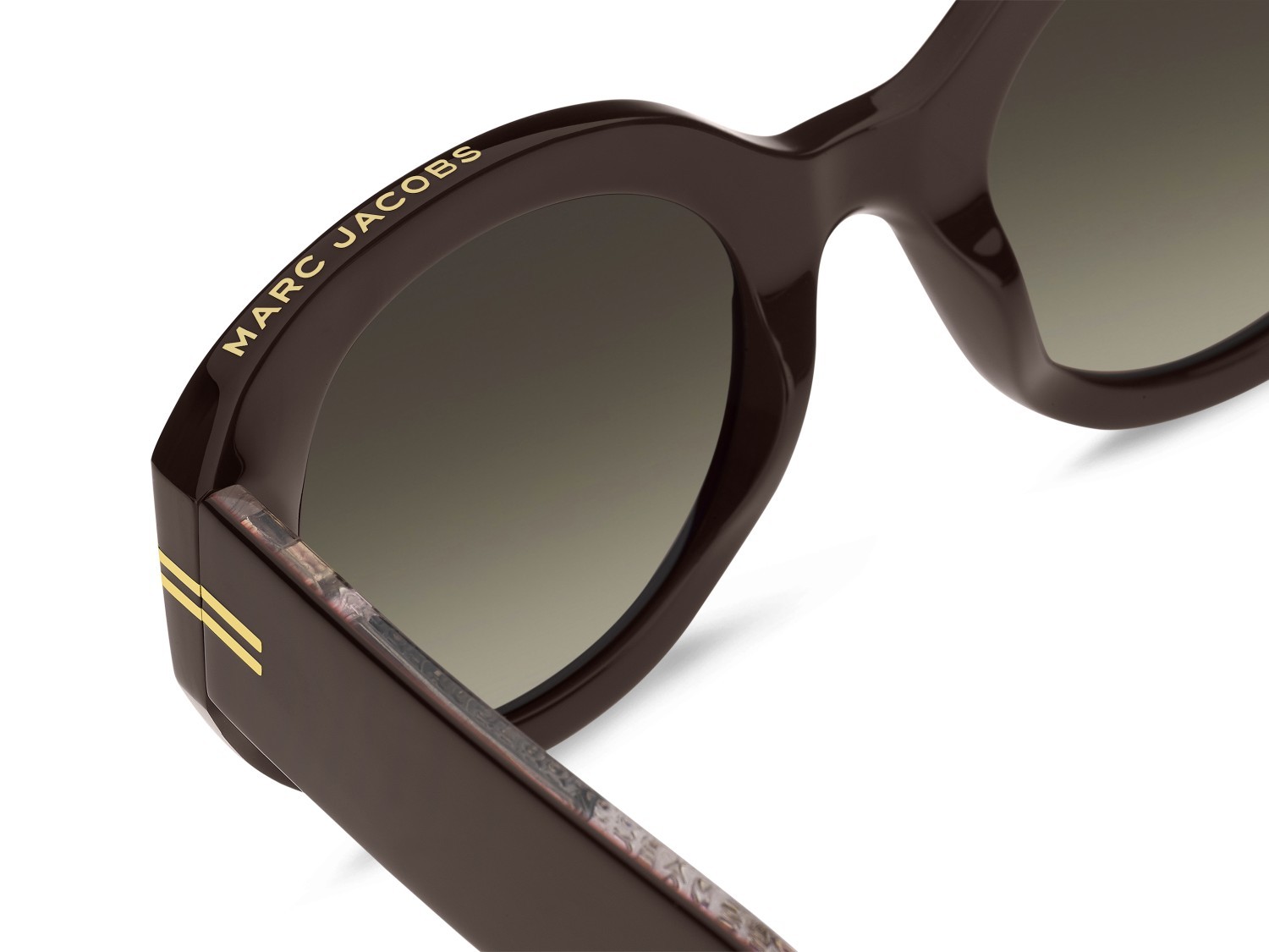 Zonnebrillen Marc Jacobs Mj 1110/S 207593 09Q HA kleur brown vorm ovaal glazen brown shaded