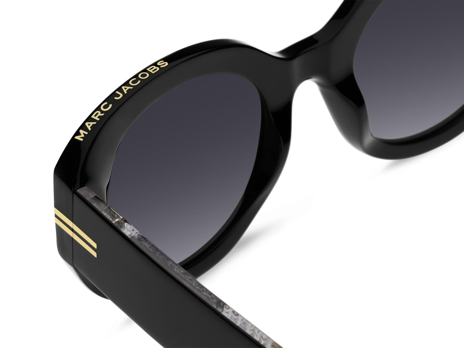 Sonnenbrillen Marc Jacobs Mj 1110/S 207593 807 9O farbe black form oval gläser dark grey shaded