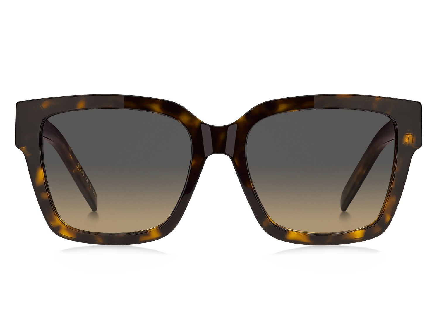 Sunglasses Hugo Boss 1744/S 207594 086 PR color havana shape rectangle lenses grey brown doubleshade