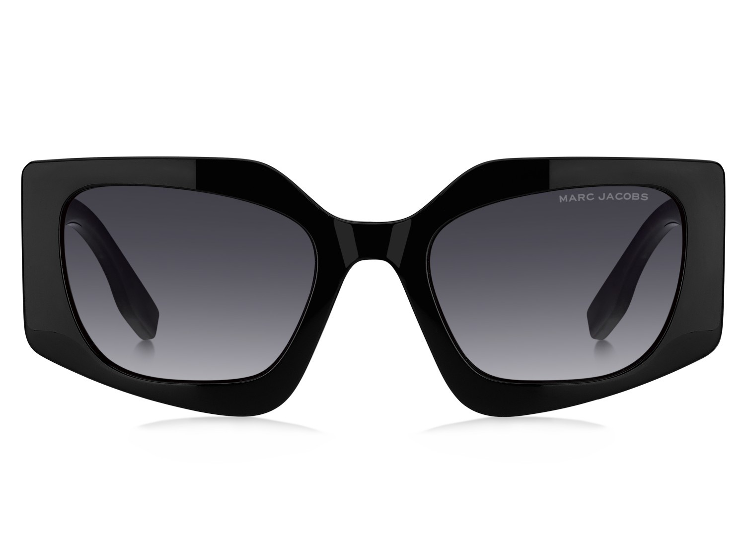 Occhiali da sole Marc Jacobs 774/S 207596 807 9O colore black forma rettangolare lenti dark grey shaded