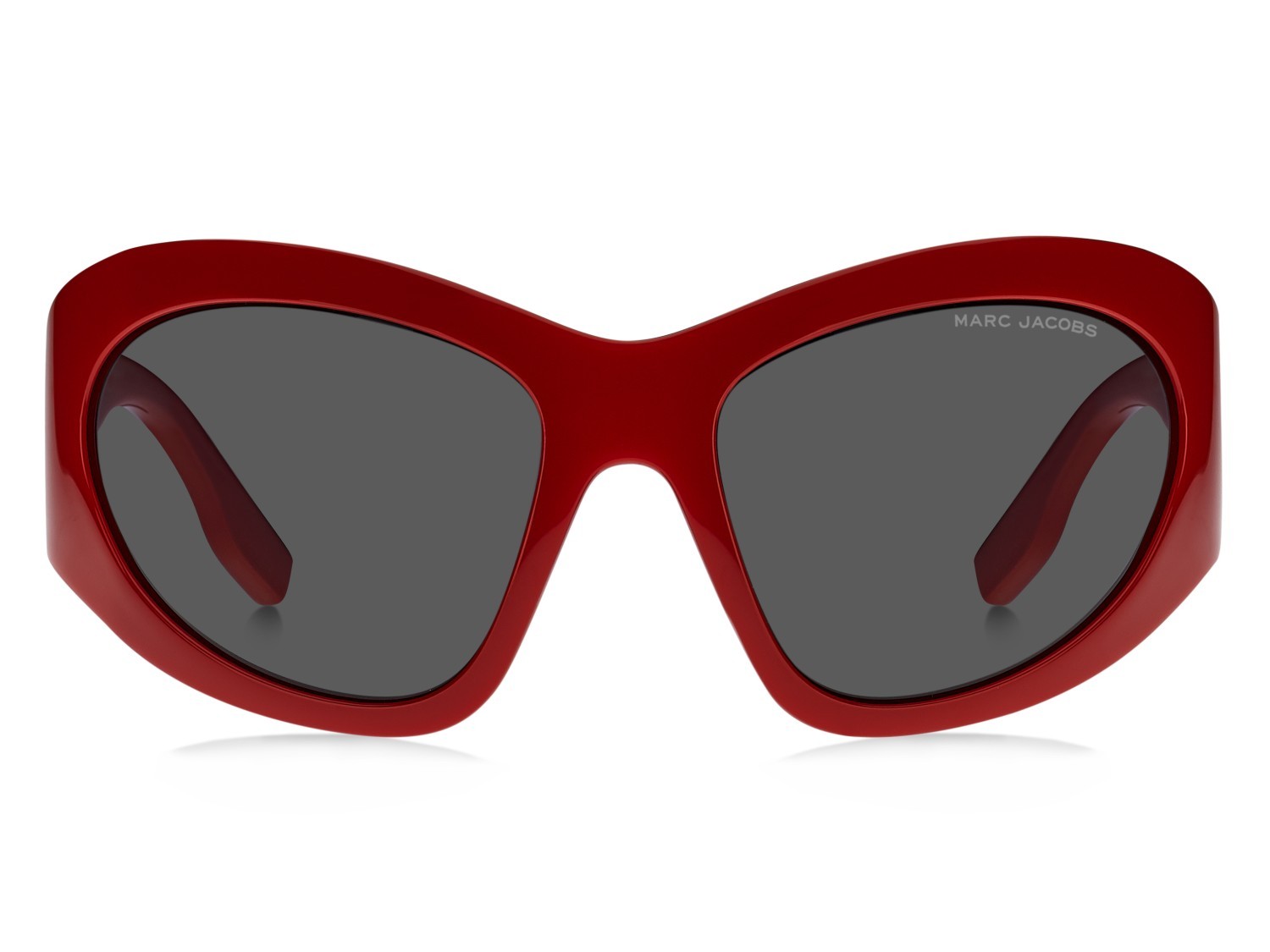 Sonnenbrillen Marc Jacobs 773/S 207597 C9A IR farbe red form rechteckig gläser grey