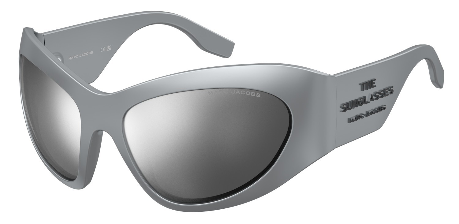 Sonnenbrillen Marc Jacobs 773/S 207597 YB7 T4 farbe silver form rechteckig gläser silver mirror