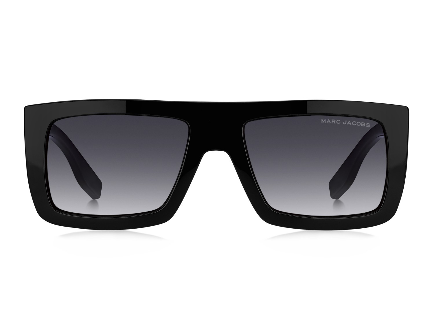 Sunglasses Marc Jacobs 775/S 207598 807 9O color black shape rectangle lenses dark grey shaded