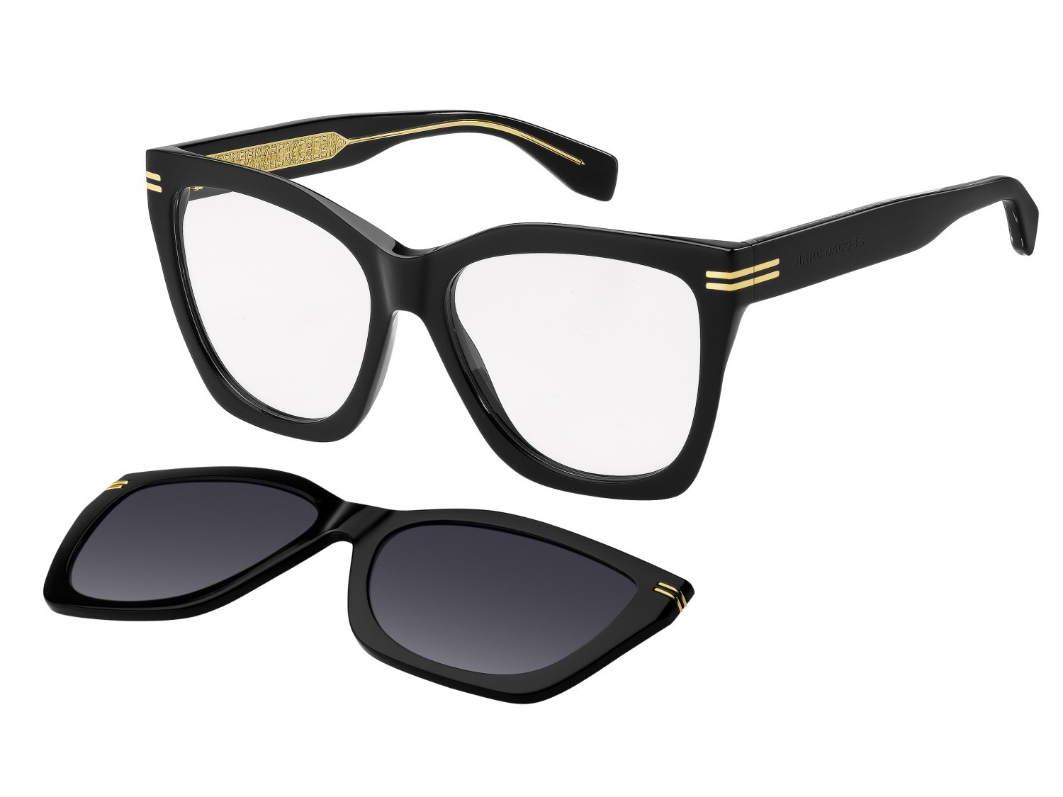 Occhiali da vista Marc Jacobs Mj 1113/CS 207599 807 colore black forma quadrato lenti dark grey shaded