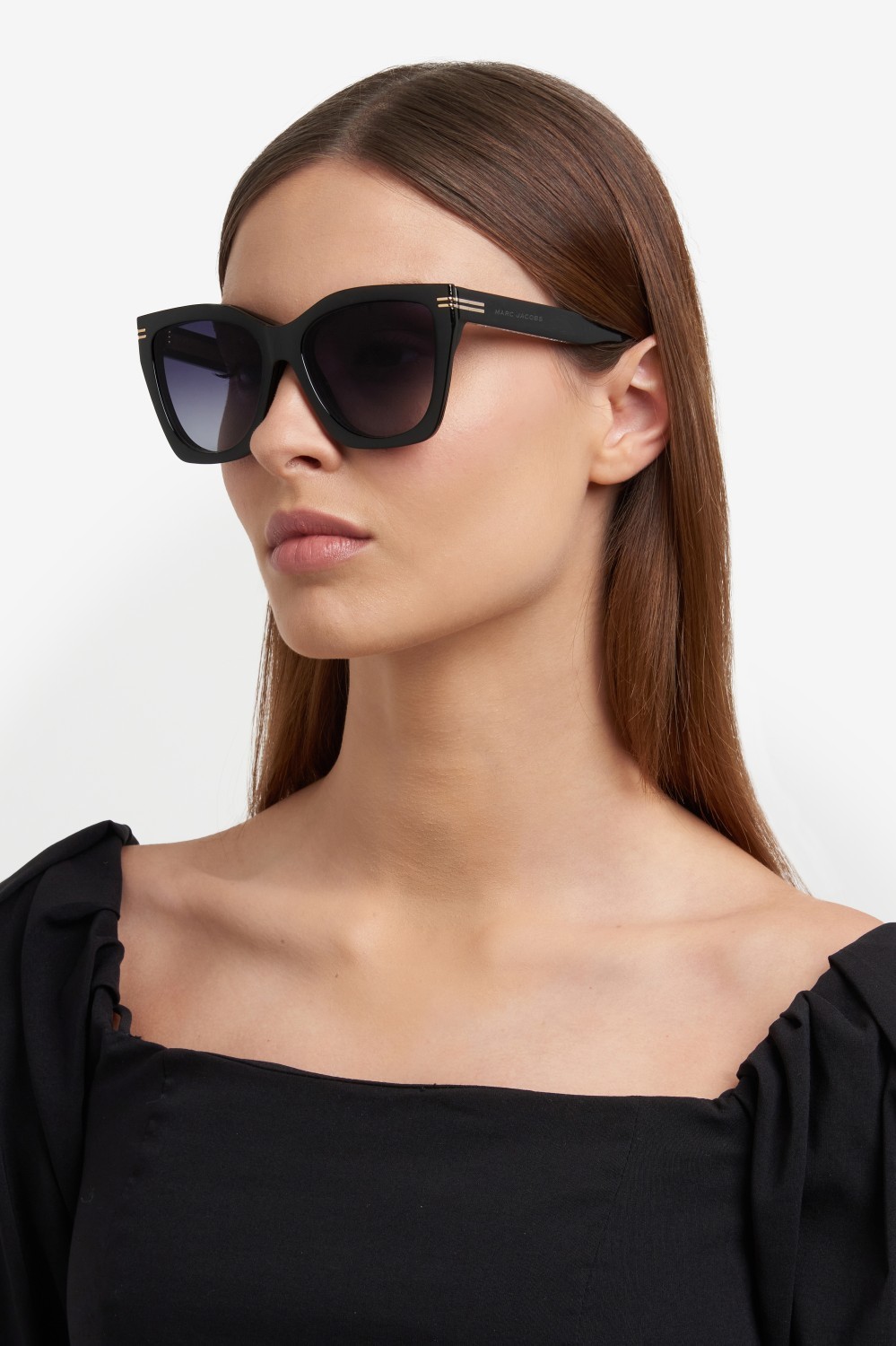 Occhiali da vista Marc Jacobs Mj 1113/CS 207599 807 colore black forma quadrato lenti dark grey shaded