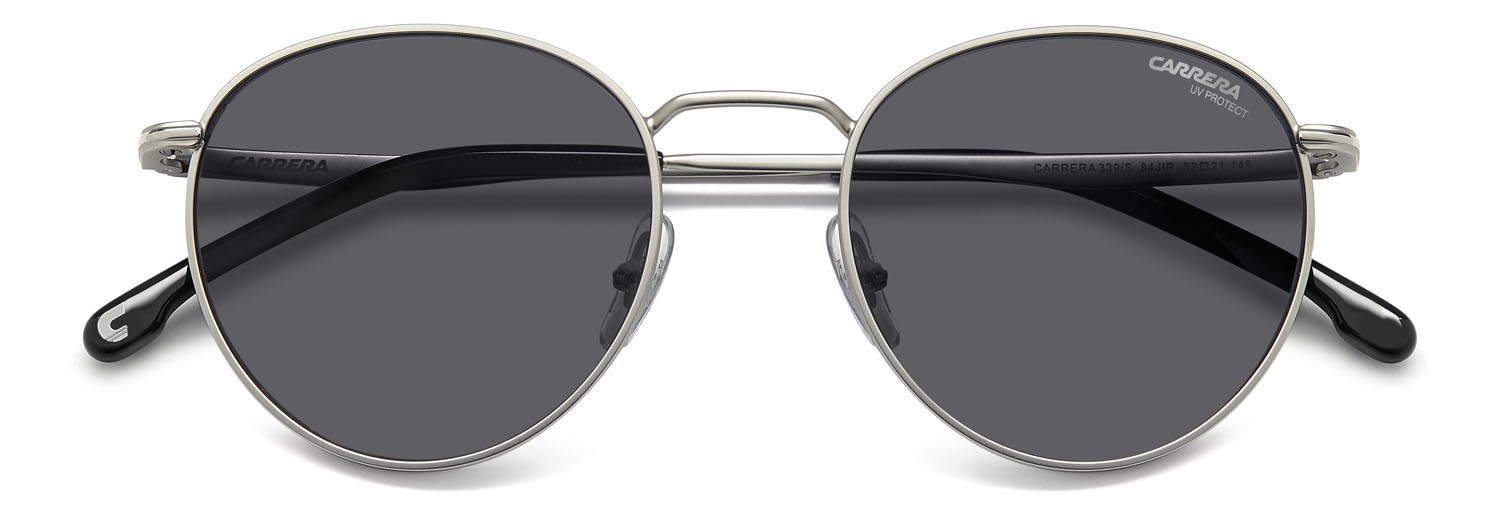 Sonnenbrillen Carrera 339/S 207603 (84J IR) farbe palladium black form pantos gläser grey