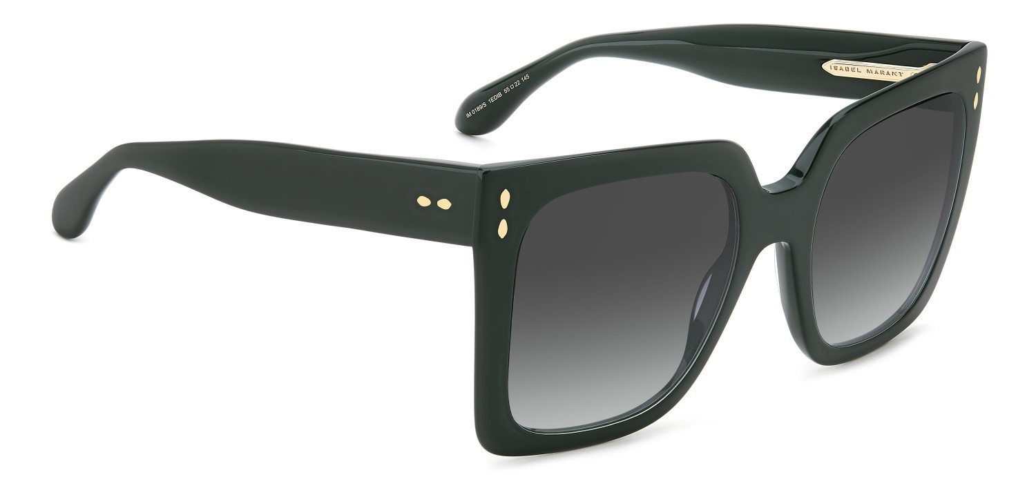 Sunglasses Isabel Marant Im 0189/S 207606 1ED IB color green shape square lenses grey green