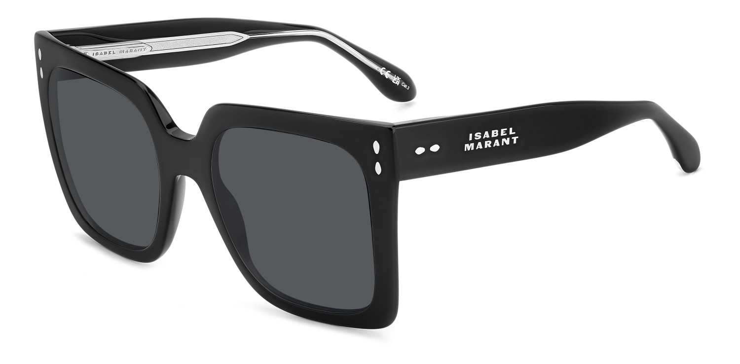 Sunglasses Isabel Marant Im 0189/S 207606 807 IR color black shape square lenses grey