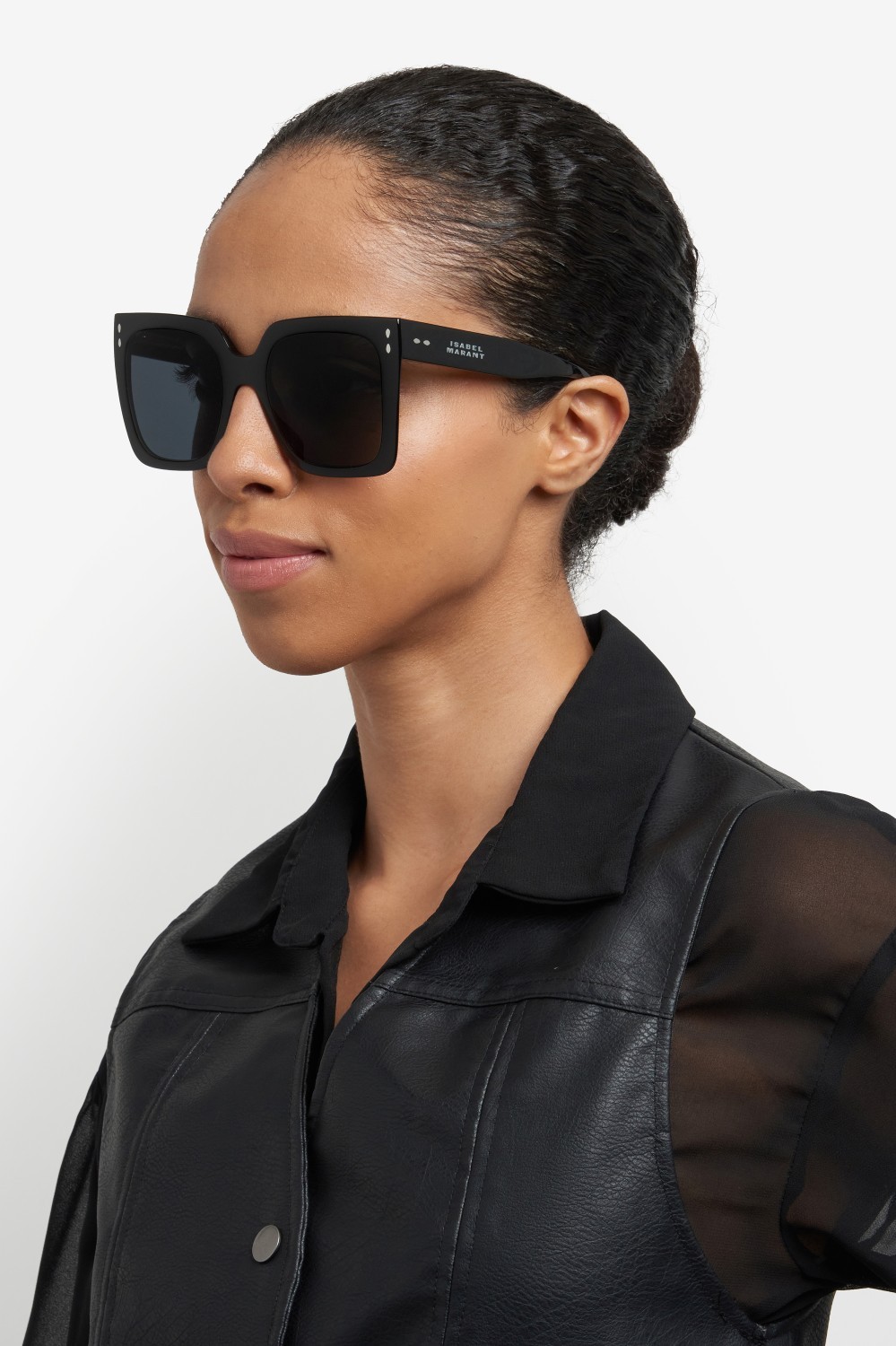 Sunglasses Isabel Marant Im 0189/S 207606 807 IR color black shape square lenses grey