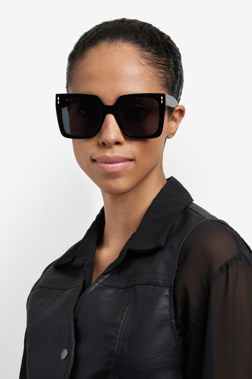 Sunglasses Isabel Marant Im 0189/S 207606 807 IR color black shape square lenses grey