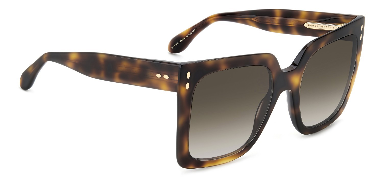 Sunglasses Isabel Marant Im 0189/S 207606 WR9 HA color brown havana shape square lenses brown shaded