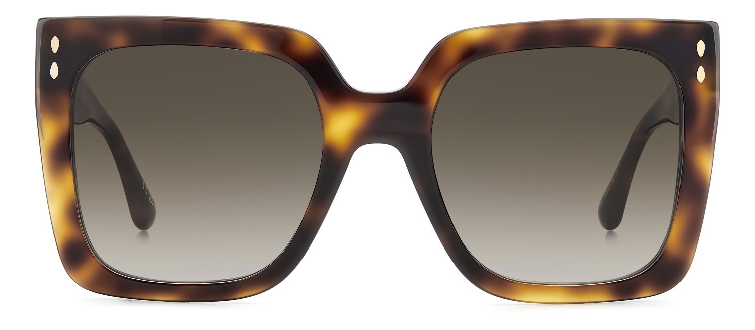Sunglasses Isabel Marant Im 0189/S 207606 WR9 HA color brown havana shape square lenses brown shaded