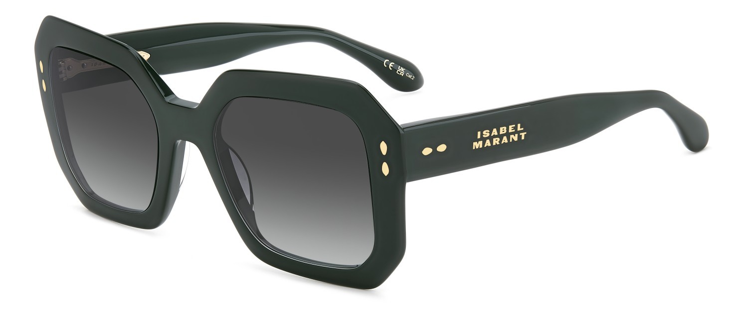 Sunglasses Isabel Marant Im 0190/G 207607 1ED IB color green shape rectangle lenses grey green