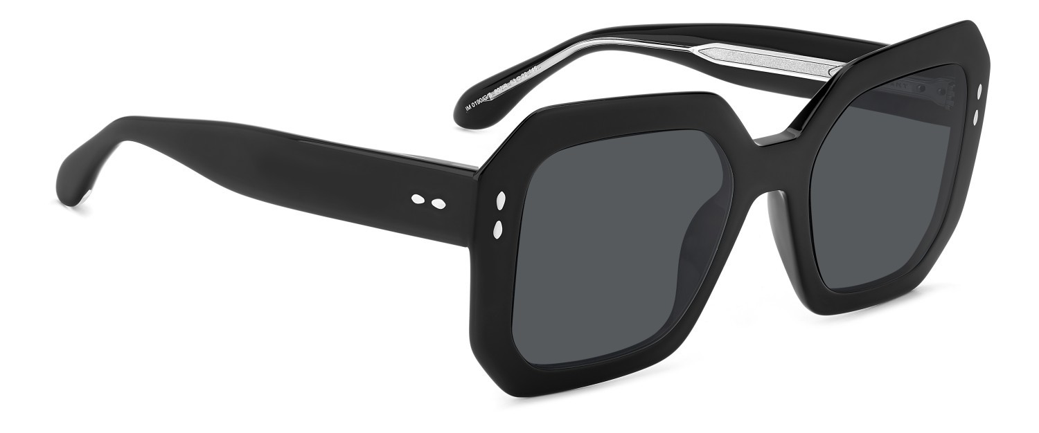 Sunglasses Isabel Marant Im 0190/G 207607 807 IR color black shape rectangle lenses grey