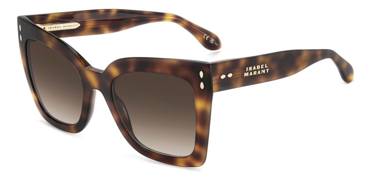 Sunglasses Isabel Marant Im 0188/S 207608 WR9 HA color brown havana shape butterfly lenses brown shaded