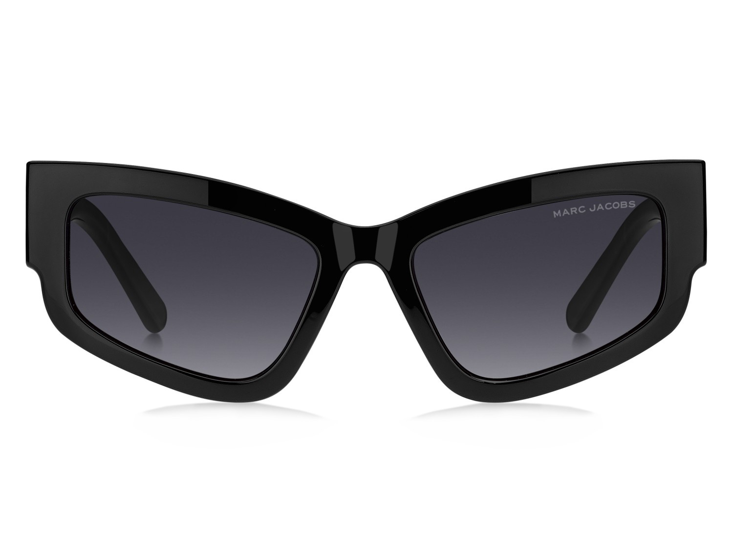 Sonnenbrillen Marc Jacobs 796/S 207609 0WM 9O farbe black beige form cat-eye gläser dark grey shaded