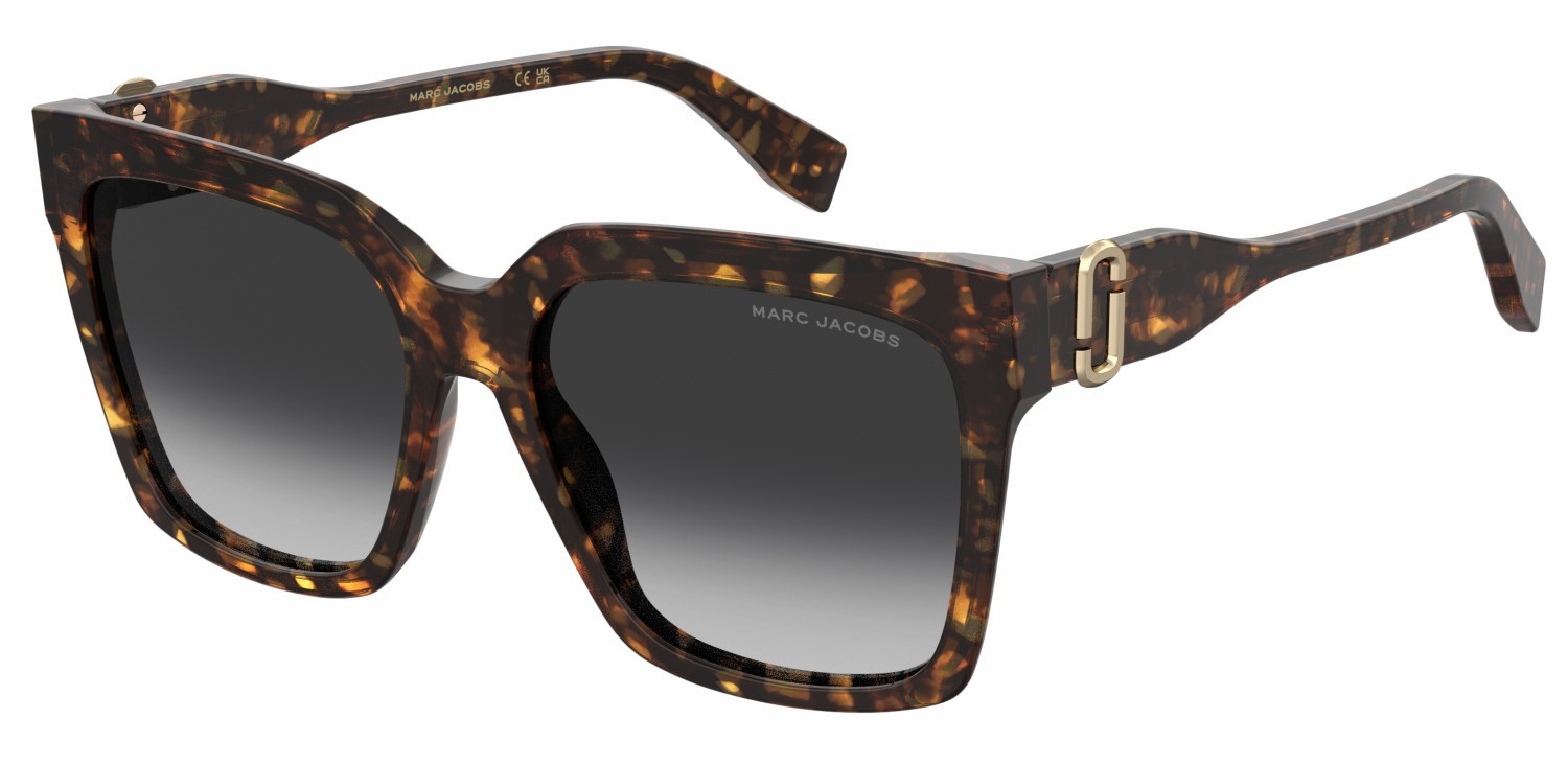 Sonnenbrillen Marc Jacobs 764/S 207610 086 LA farbe havana form quadratisch gläser brown shaded polarized