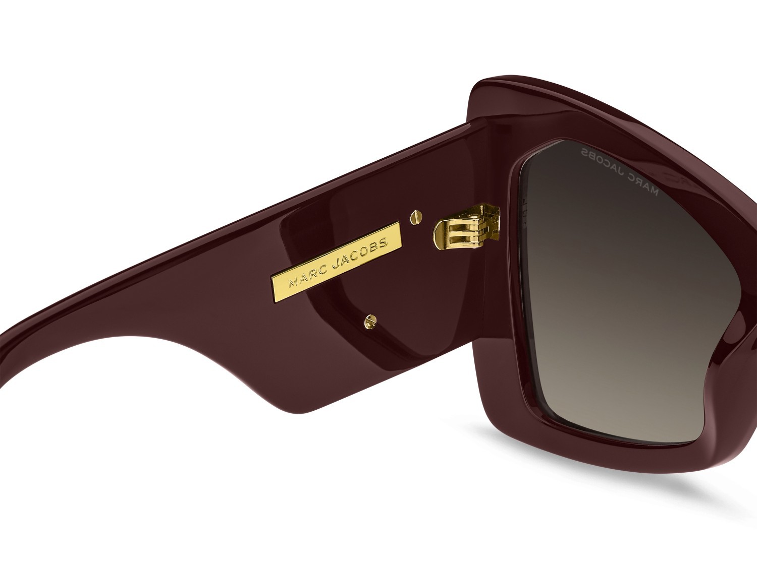 Sonnenbrillen Marc Jacobs 761/S 207611 LHF HA farbe burgundy form schmetterling gläser brown shaded