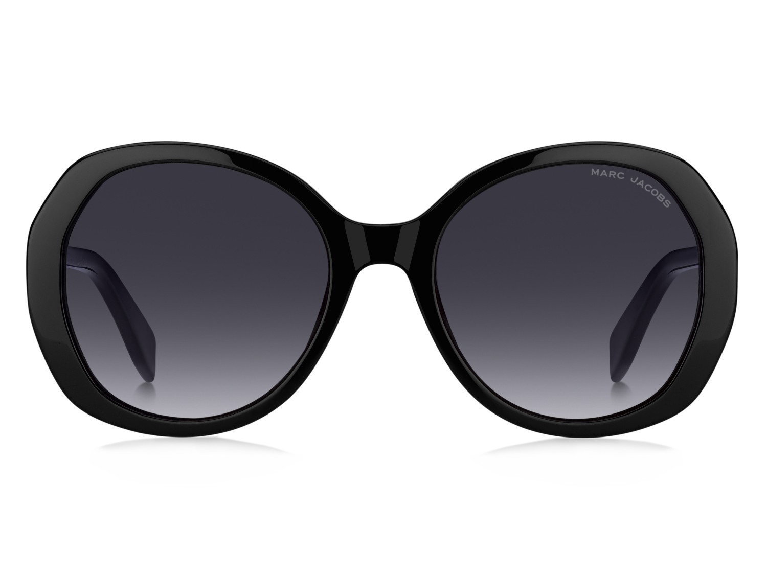 Occhiali da sole Marc Jacobs 763/S 207613 807 9O colore black forma ovale lenti dark grey shaded