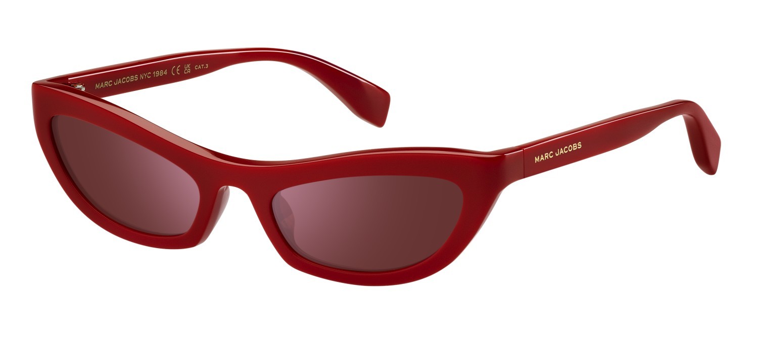 Sonnenbrillen Marc Jacobs 797/S 207614 C9A O2 farbe red form cat-eye gläser burgundy flash
