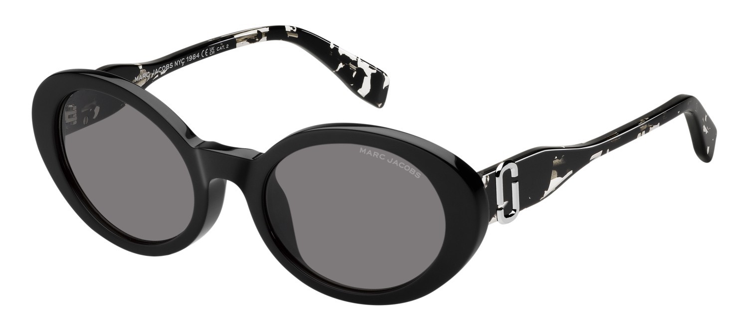 Sonnenbrillen Marc Jacobs 792/F 207616 WR7 IR farbe black havana form oval gläser grey