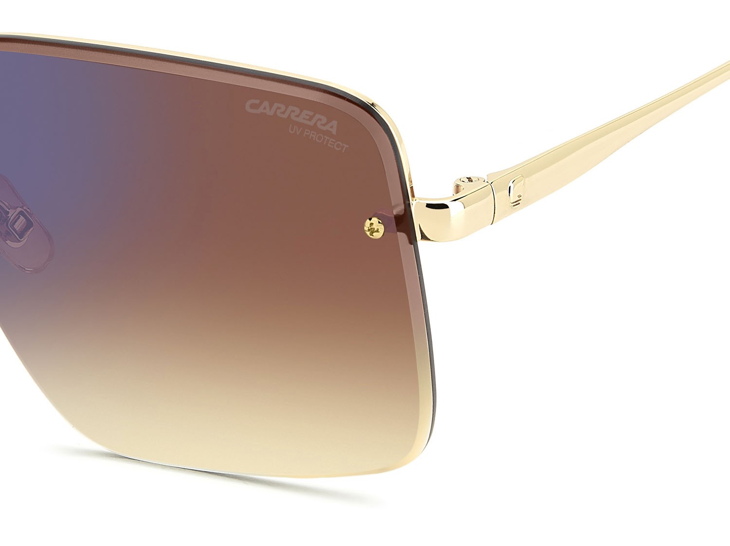 Sonnenbrillen Carrera 3044/S 207623 (RHL A8) farbe gold black_ form rechteckig gläser brown shaded blue mirror