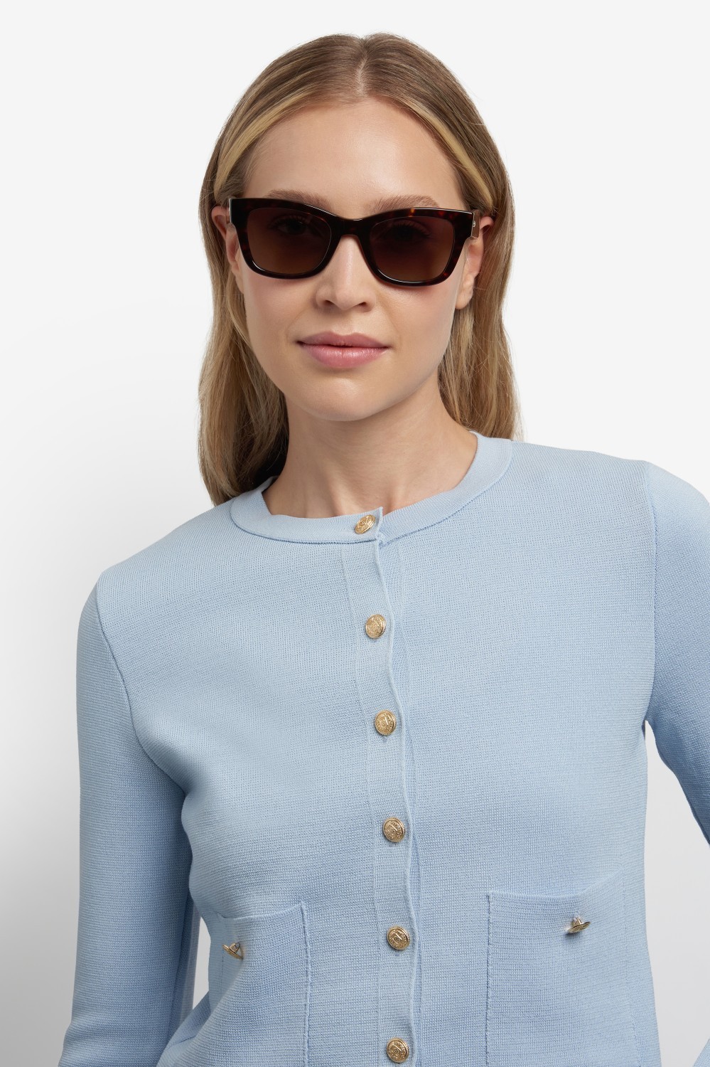 Sonnenbrillen Kate Spade Ks Aimee/S 207628 086 HA farbe havana form cat-eye gläser brown shaded