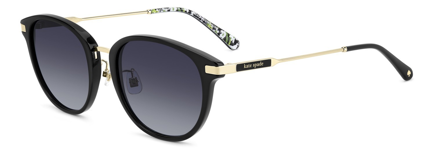 Sonnenbrillen Kate Spade Ks Fawn/F 207631 807 9O farbe black form pantos gläser dark grey shaded