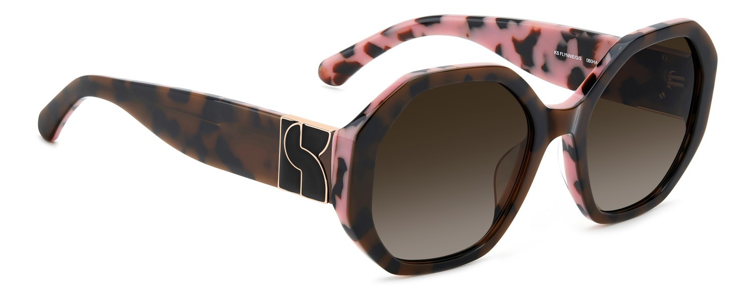 Sonnenbrillen Kate Spade Ks Flynnie/G 207636 0B0 HA farbe brown pink havana form rechteckig gläser brown shaded