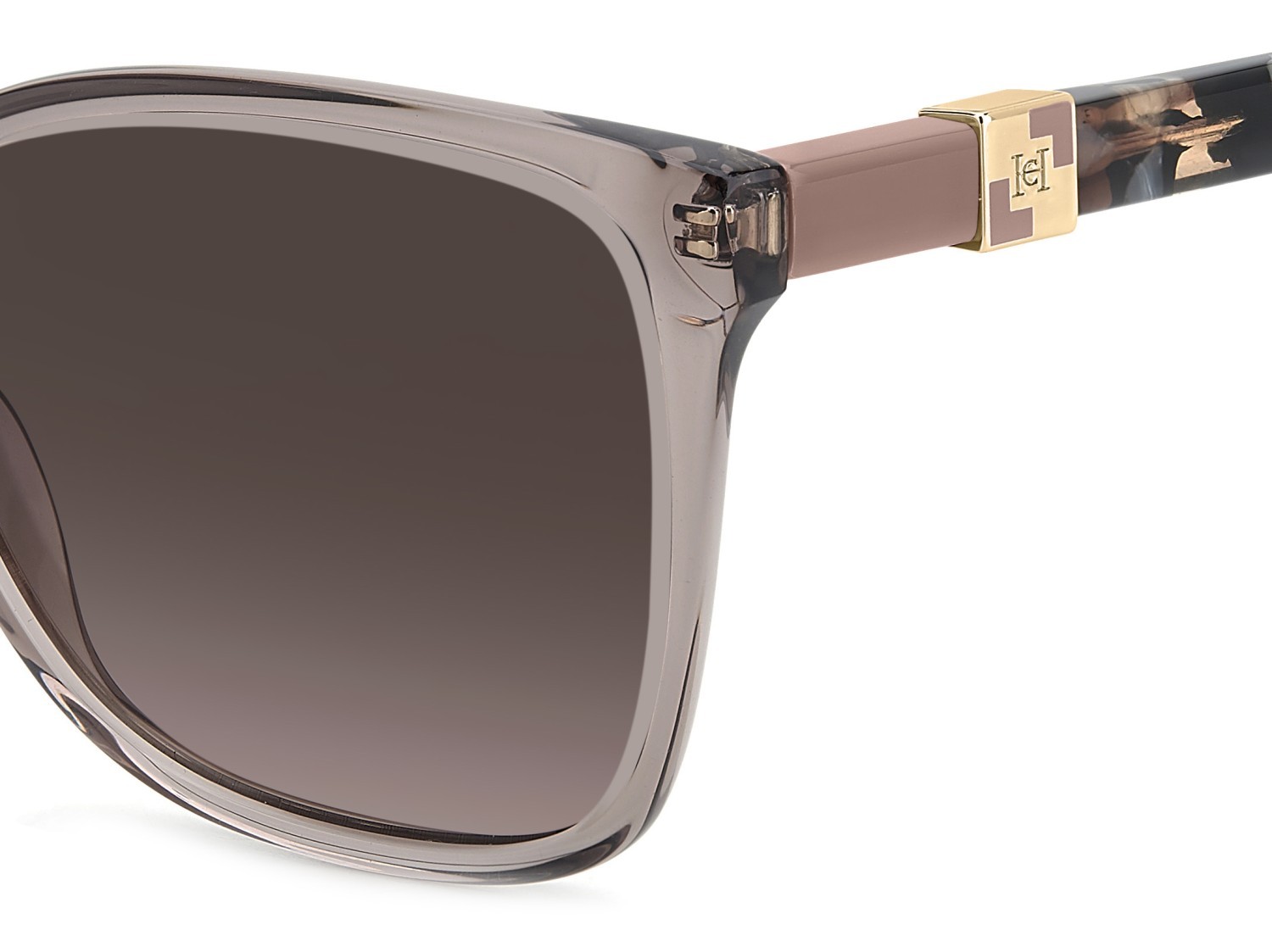 Occhiali da sole Carolina Herrera Her 0273/S 207639 09Q HA colore brown forma rettangolare lenti brown shaded
