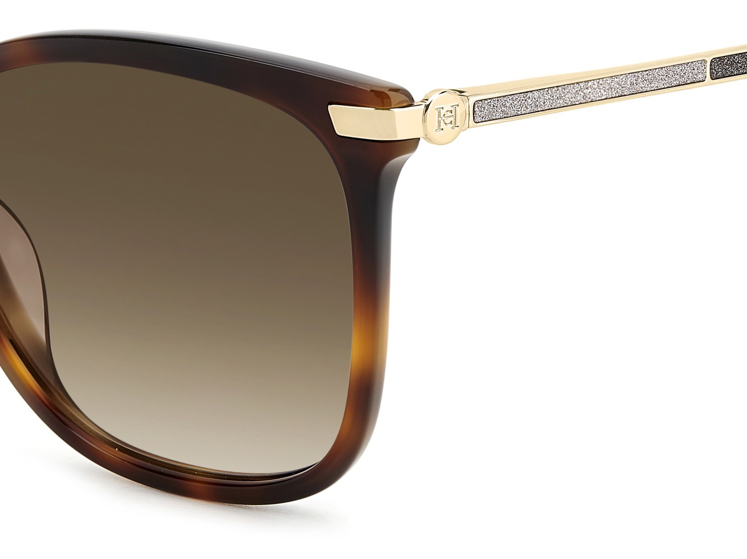 Occhiali da sole Carolina Herrera Her 0261/G 207645 086 HA colore havana forma rettangolare lenti brown shaded