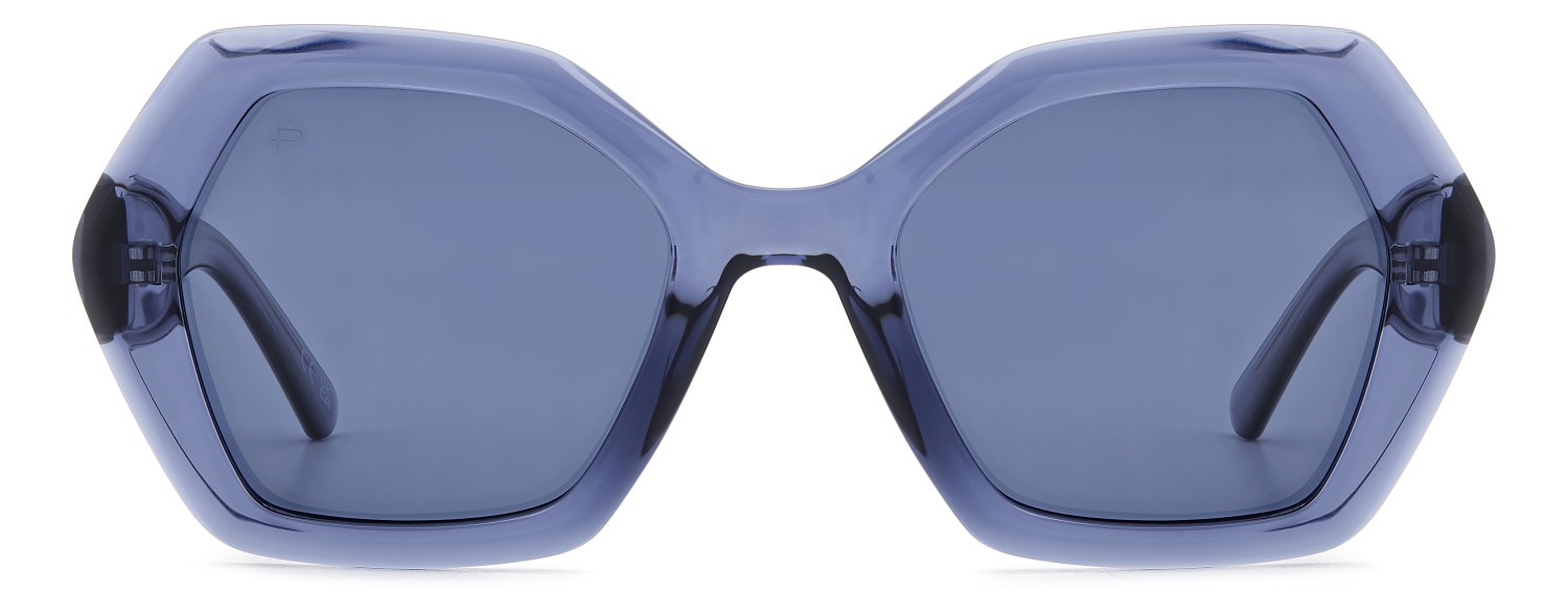 Sonnenbrillen Privé Revaux Vero Beach/S 207655 OXZ C3 farbe blue crystal form rechteckig gläser blue polarized