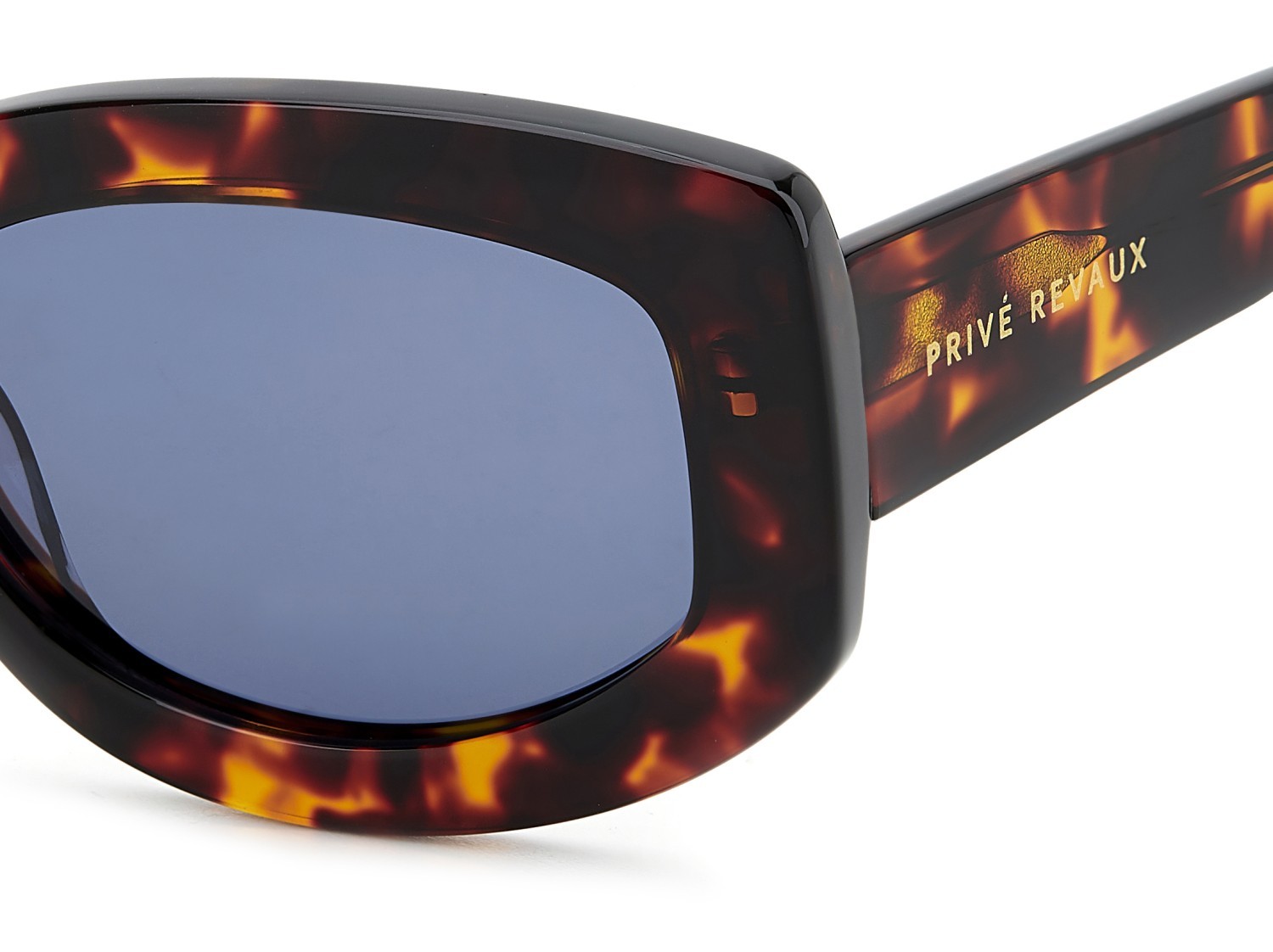 Sunglasses Privé Revaux Wynwood/S 207657 086 C3 color havana shape oval lenses blue polarized