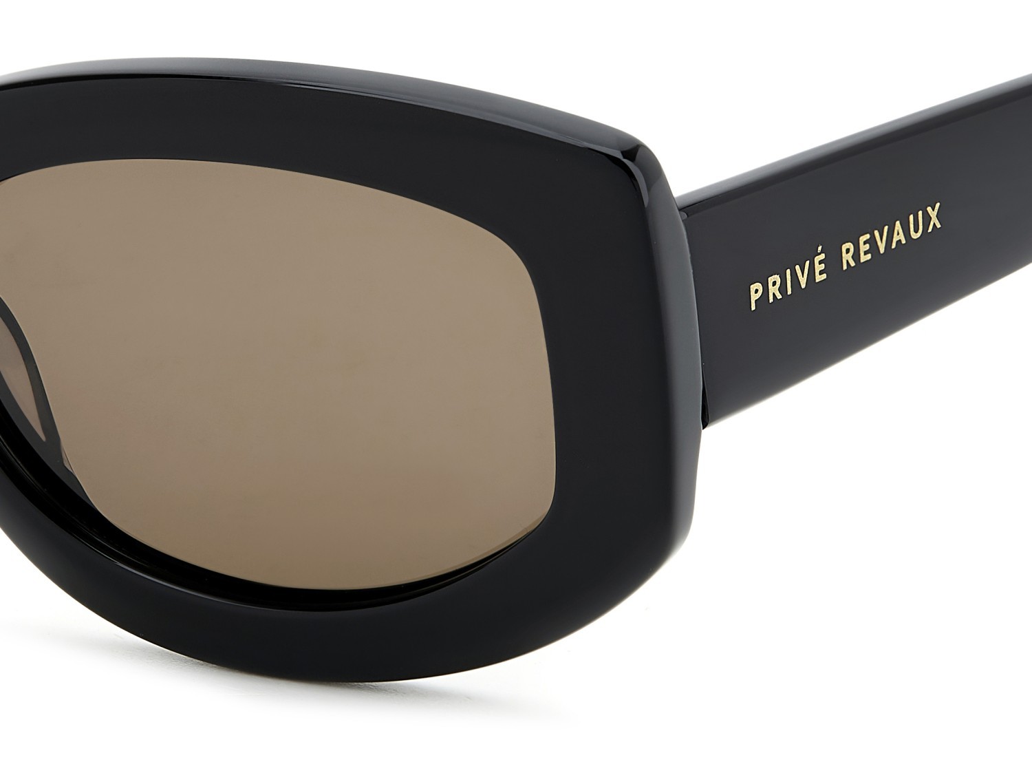 Sunglasses Privé Revaux Wynwood/S 207657 807 SP color black shape oval lenses bronze polarized