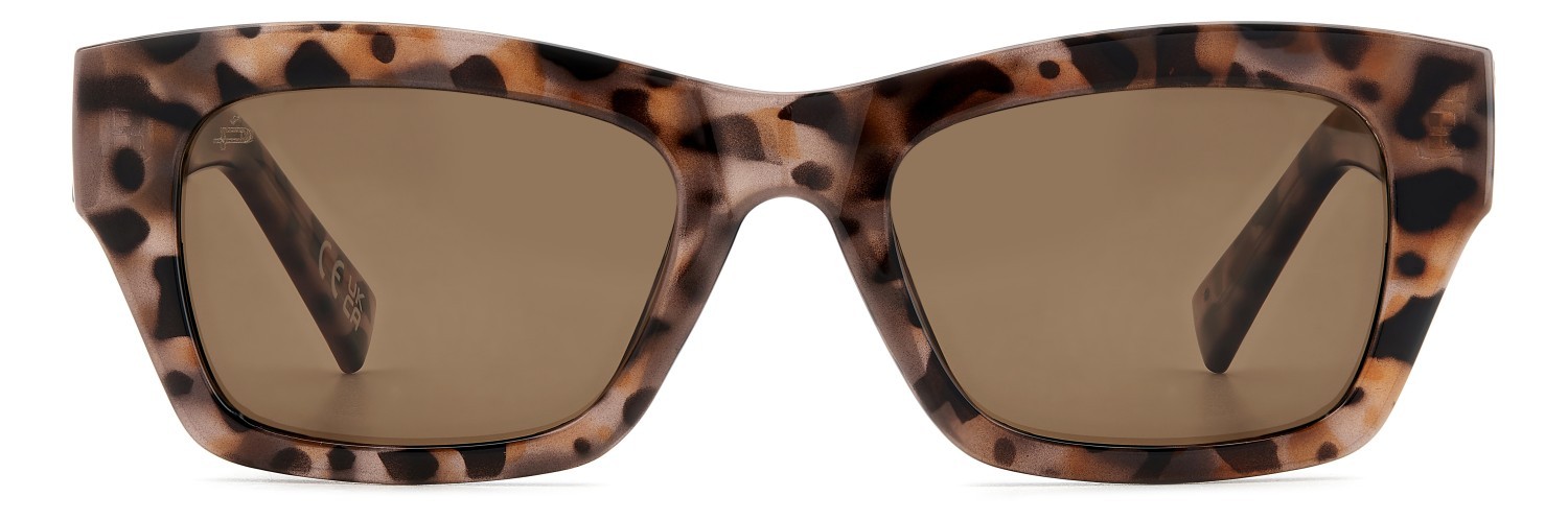 Sunglasses Privé Revaux Cocoa Beach/S 207658 HT8 SP color pink havana shape rectangle lenses bronze polarized