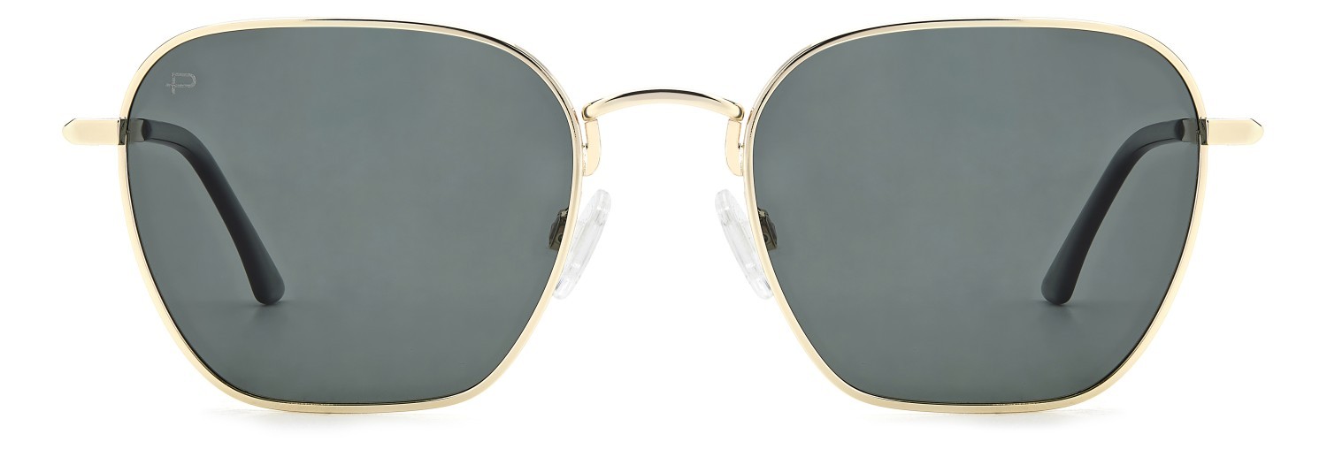 Sunglasses Privé Revaux Timber/S 207659 PEF UC color gold green shape square lenses green polarized