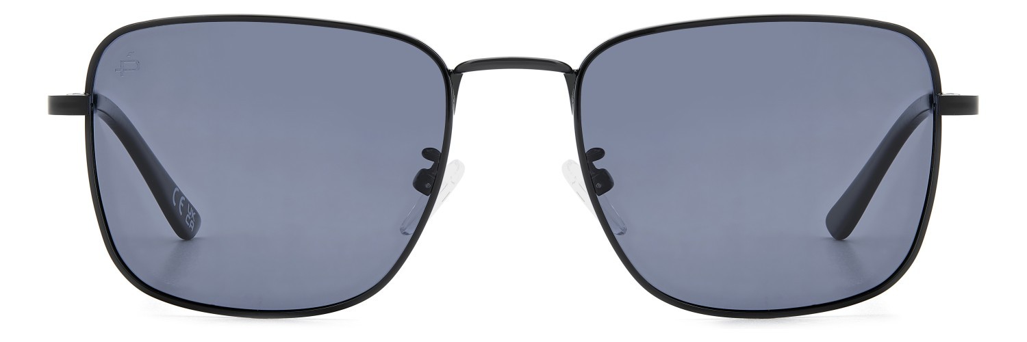 Sunglasses Privé Revaux High Tide/S 207662 807 M9 color black shape square lenses grey polarized